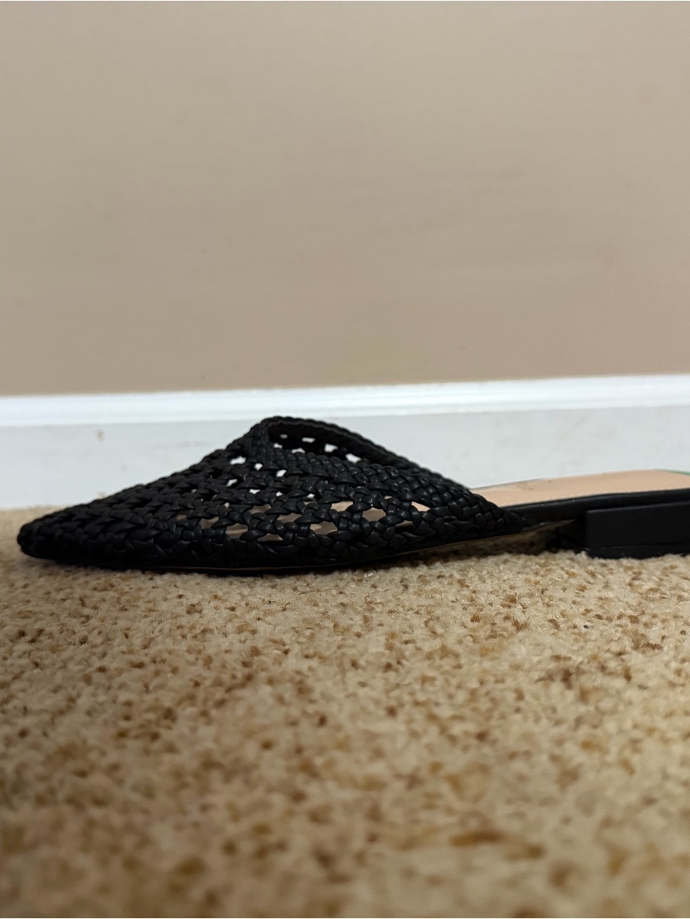 Joie Behold Woven Pointed Toe Mules - Picture 4 of 4
